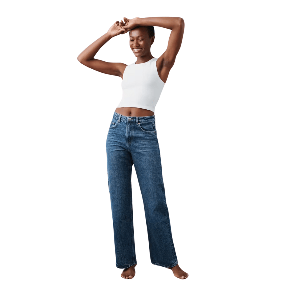 chic high waist jeans for a sleek and stylish look gyfov