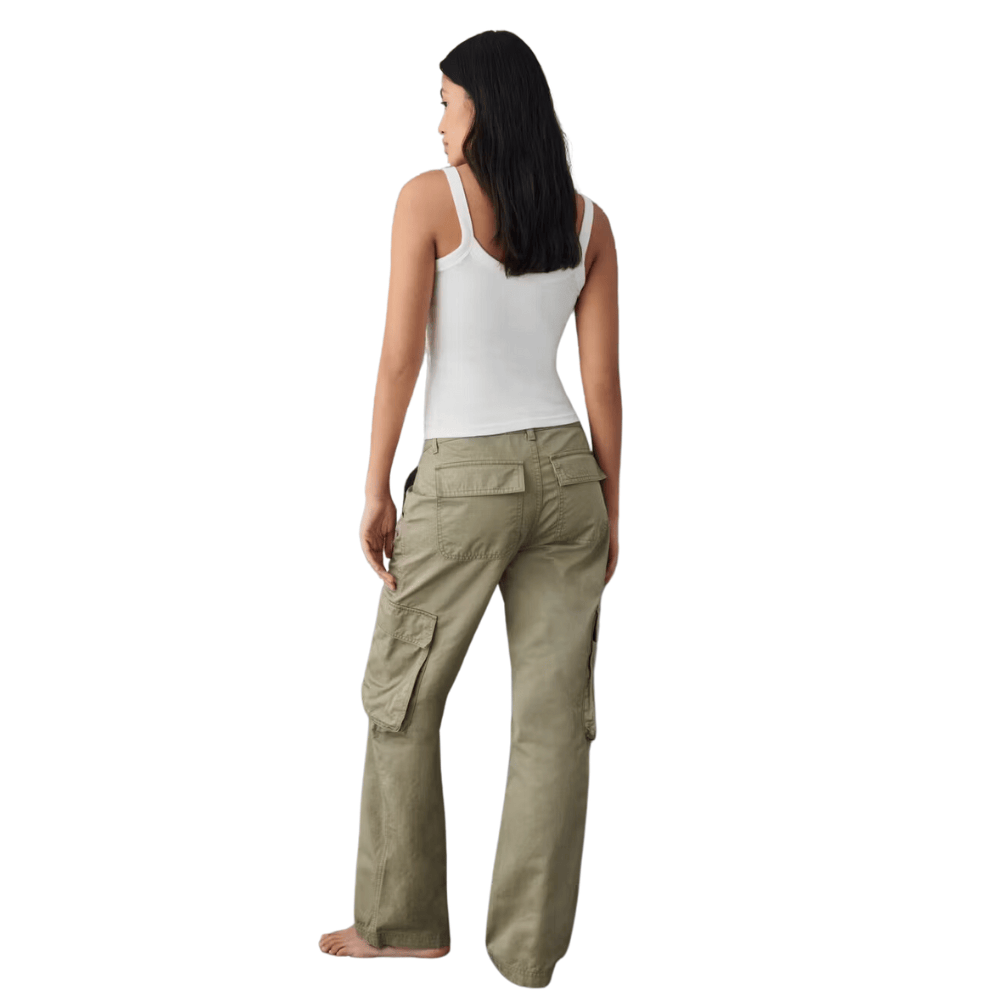 low waist green jeans with 00s inspired fit gi3pk