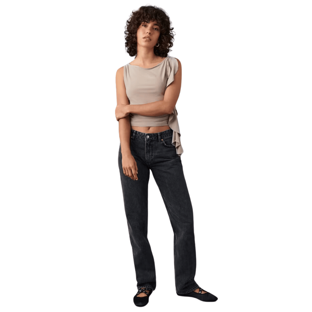 sleek low straight jeans for effortless everyday chic qz19d